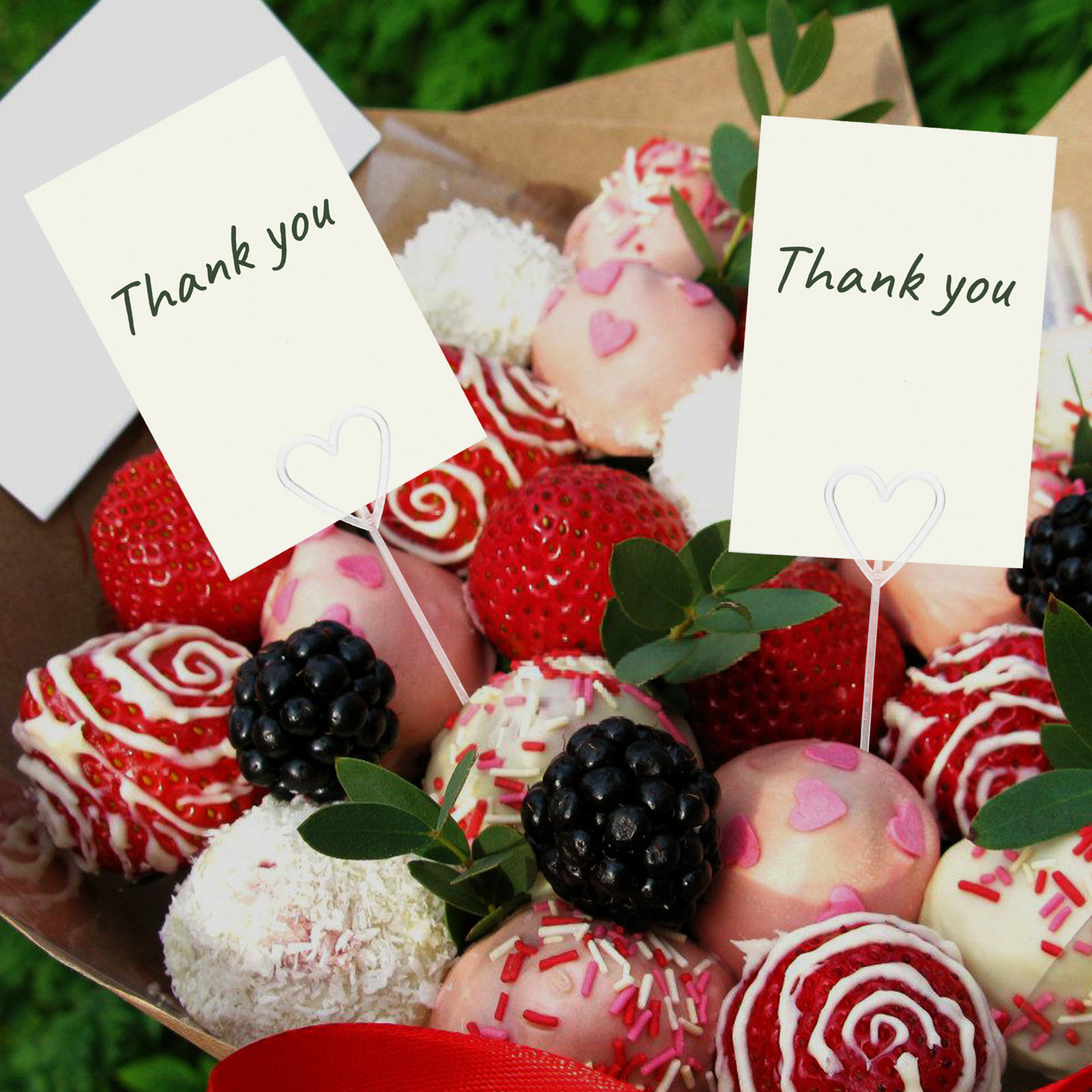 Wedding Floral Supply - 80 قطعة من حاملات البطاقات الزهرية
