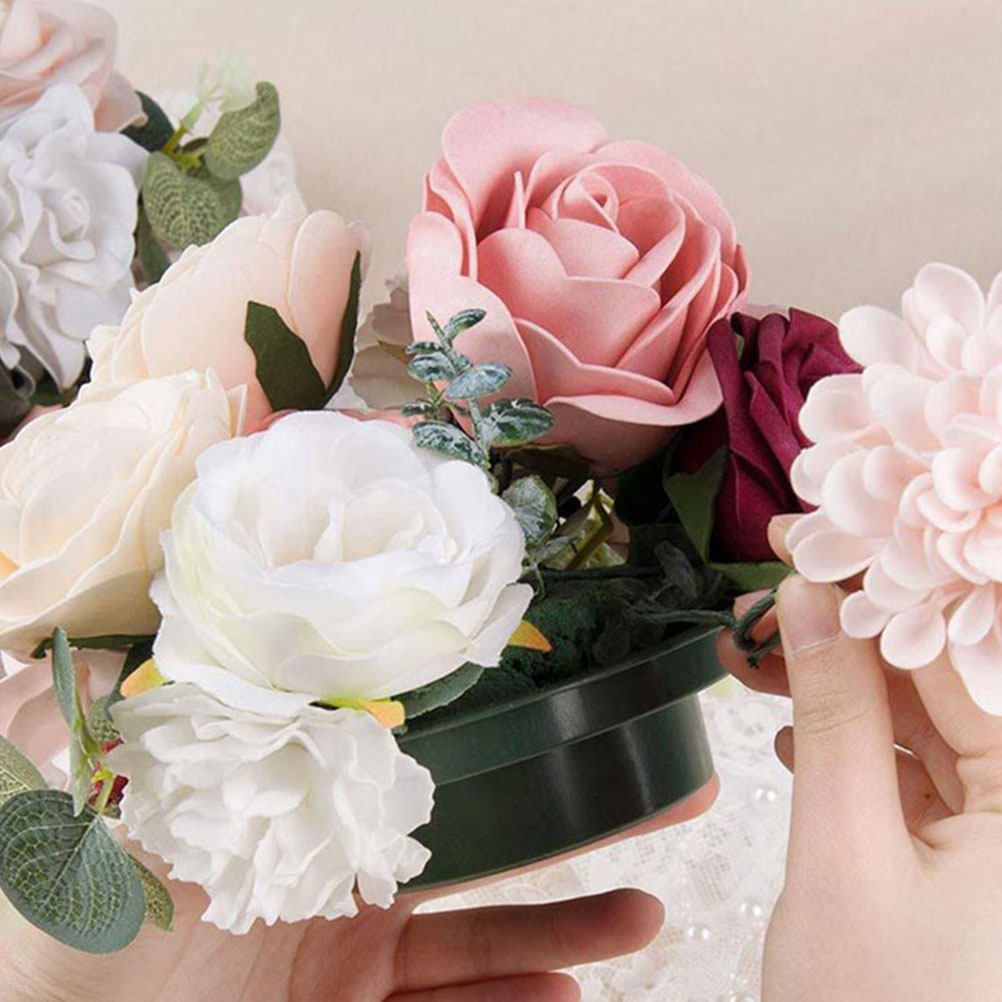 Wedding Floral Supply - قطعتان من قواعد الزهور المستديرة المصنوعة