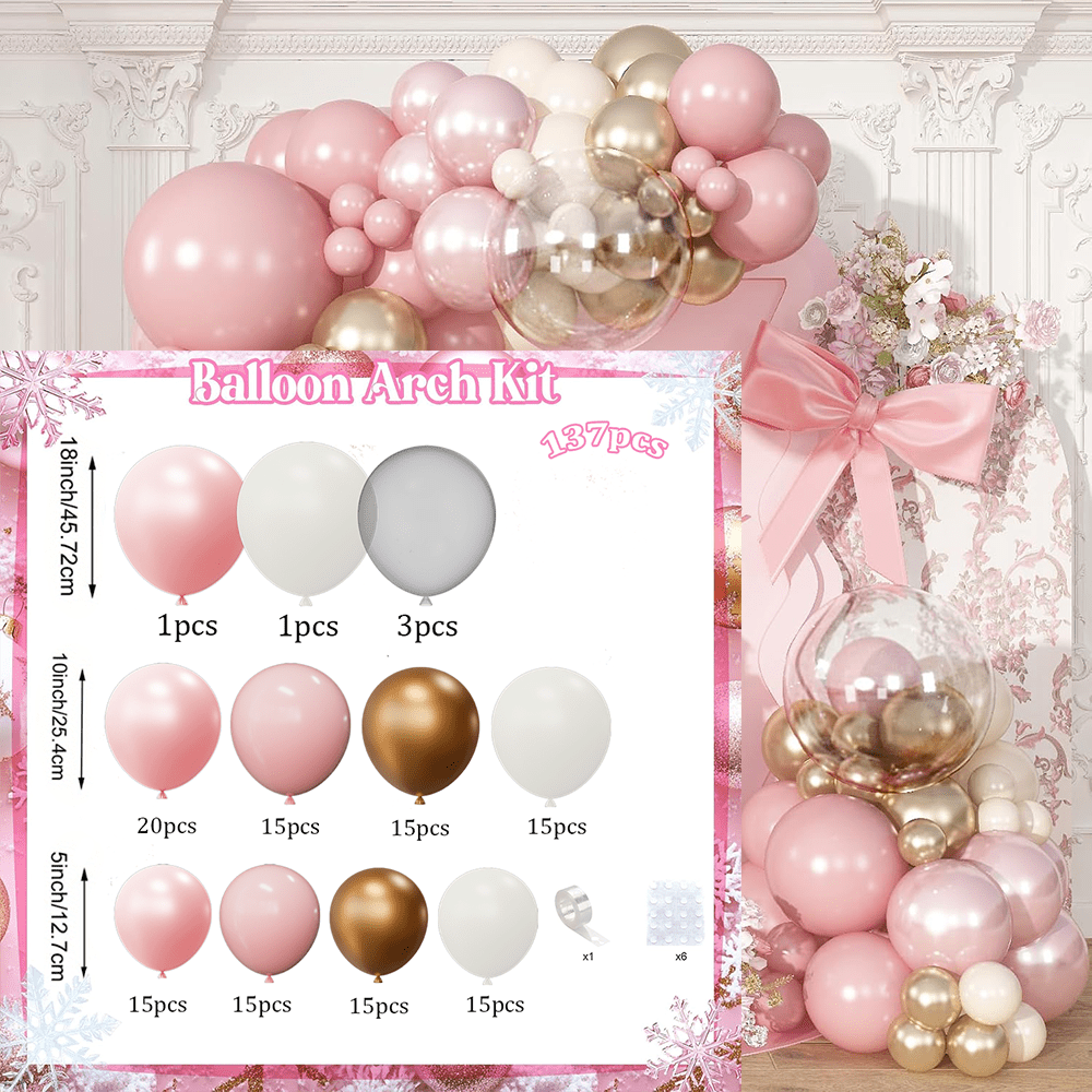 طقم قوس بالونات من 137 قطعة با - مراجعة Wedding Day Supply Kit وسعره