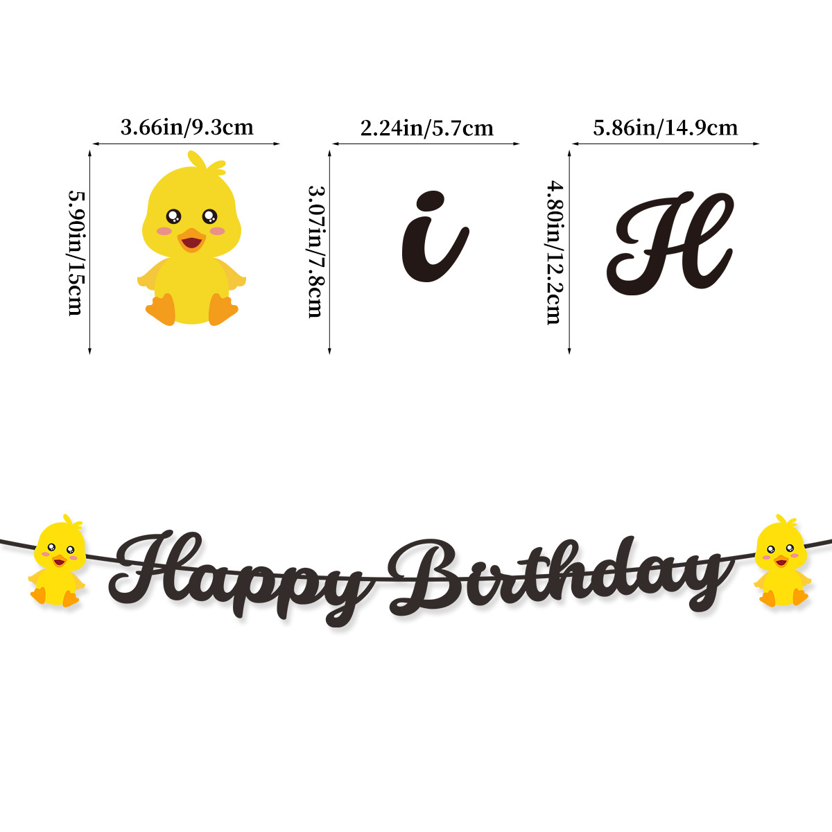 لافتة عيد ميلاد سعيد بتصميم بط - مراجعة Confetti Balloon Set وسعره