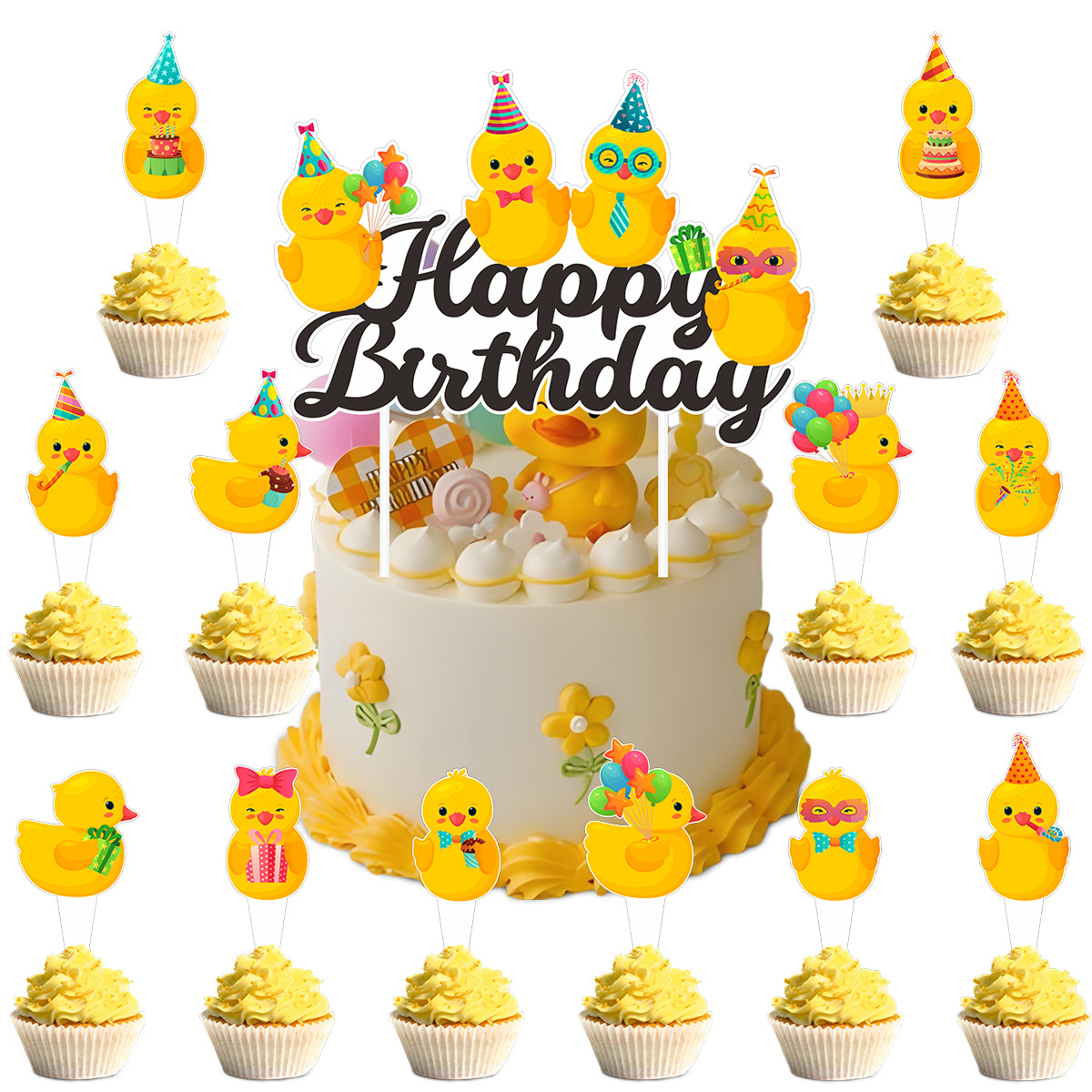لافتة عيد ميلاد سعيد بتصميم بط - مراجعة Confetti Balloon Set وسعره