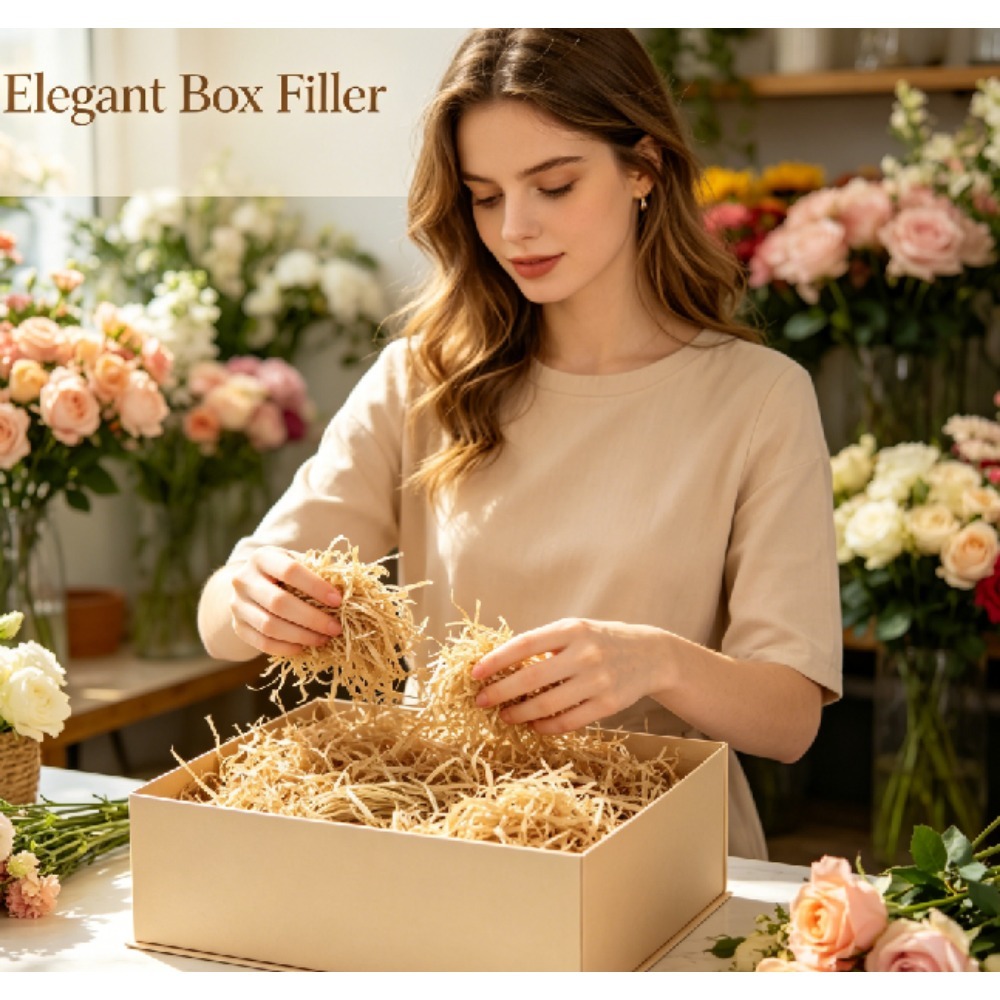 حشوة رافيا طبيعية عتيقة الطراز - مراجعة Wedding Floral Supply وسعره