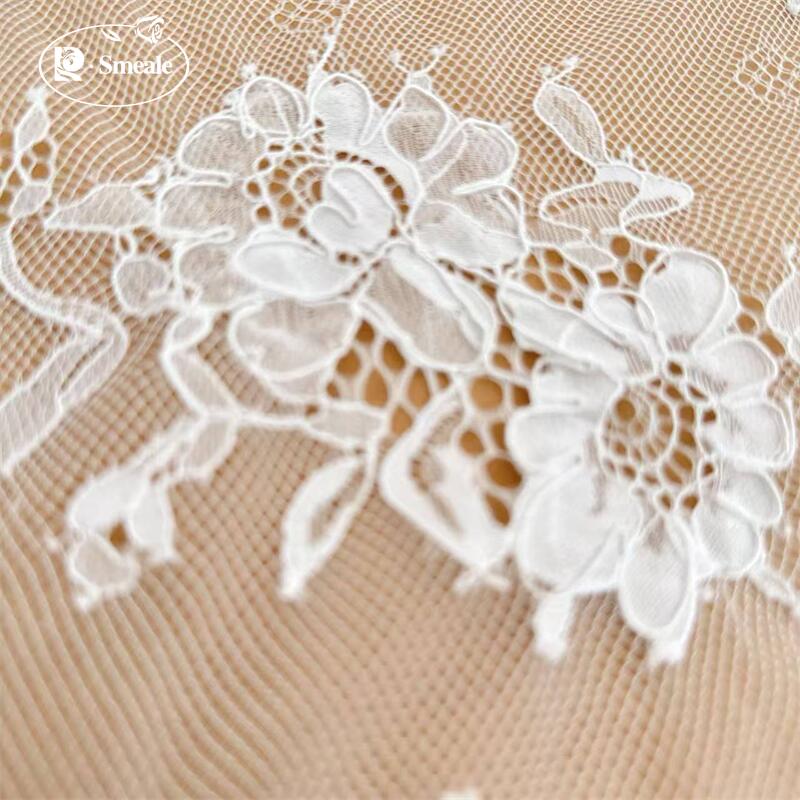 3 أمتار. قماش دانتيل مطرز يدوي - مراجعة Wedding Dress Supply وسعره