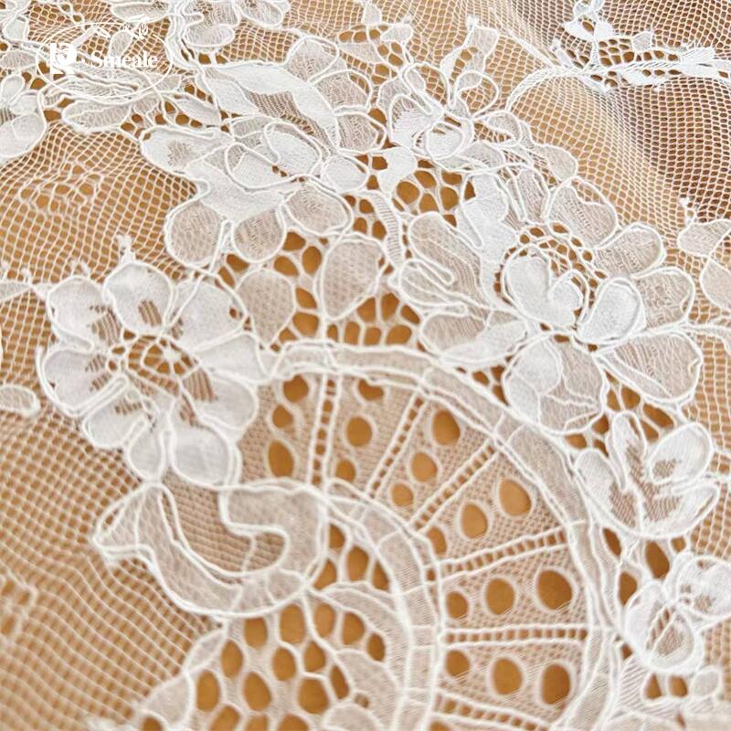 3 أمتار. قماش دانتيل مطرز يدوي - مراجعة Wedding Dress Supply وسعره