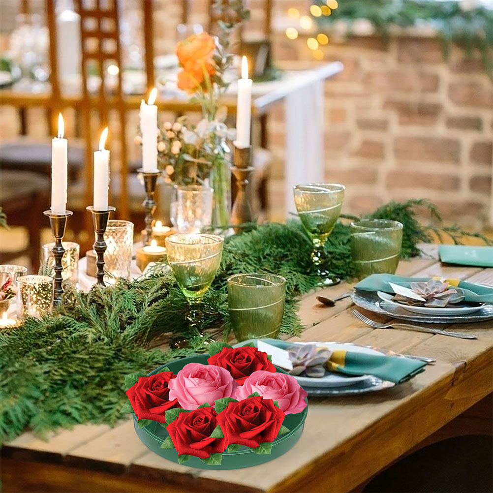 12 قطعة من صواني الزهور المستد - مراجعة Wedding Floral Supply وسعره