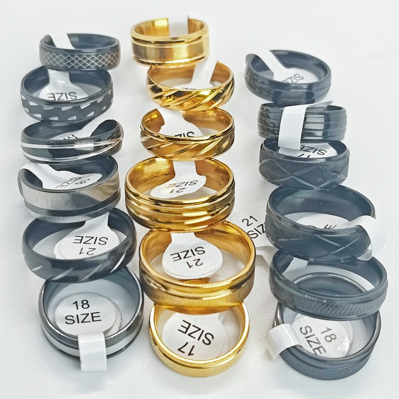 جملة 18 قطعة من خواتم الستانلس - مراجعة Wedding Supply Resale وسعره
