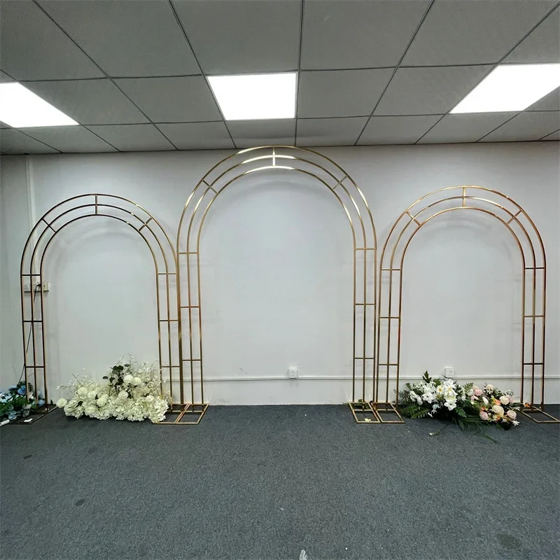 حامل قوس الزفاف الذهبي المعدني - مراجعة Wedding Party Supply Store وسعره